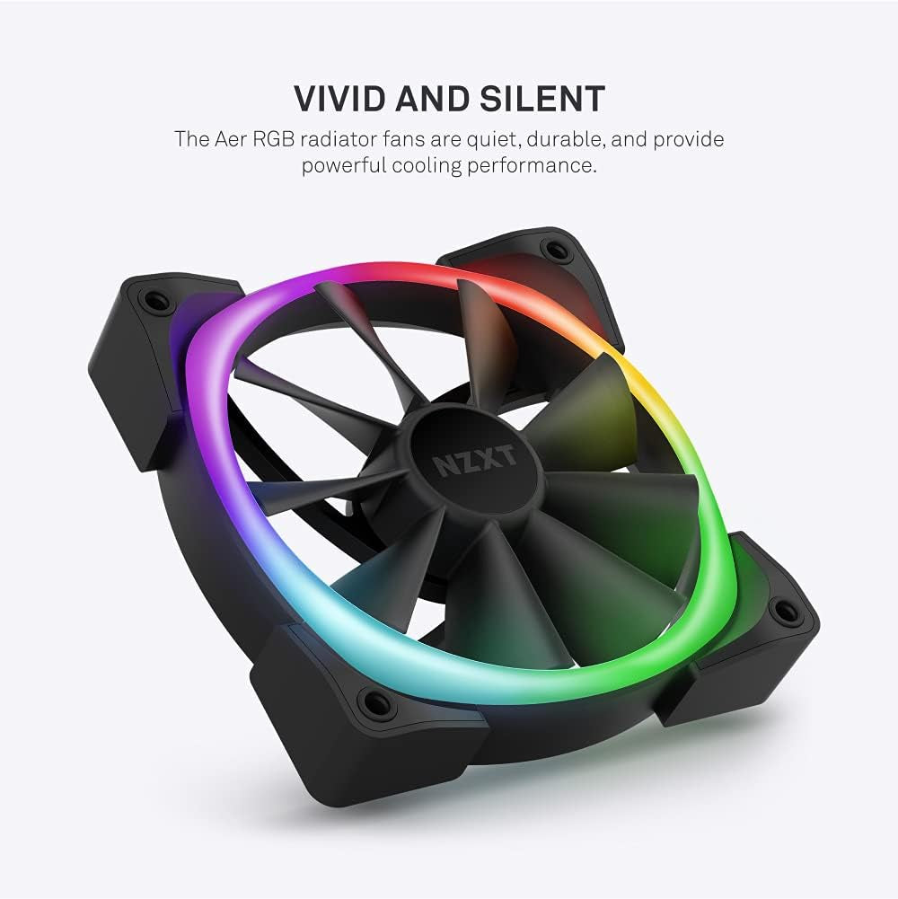 Kraken Z53 RGB 240Mm - RL-KRZ53-R1 - AIO RGB CPU Liquid Cooler - Customizable LCD Display - Improved Pump - Powered by CAM V4 - RGB Connector - AER RGB 2 120Mm Radiator Fans (2 Included)