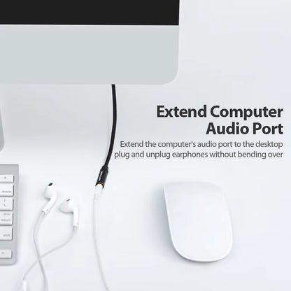 Jack 3.5 Aux Extension Cable for Car Laptop Mini PC TV Xiaomi Huawei Stereo 3.5 Mm Jack Headphone Speaker Cable Auxiliar