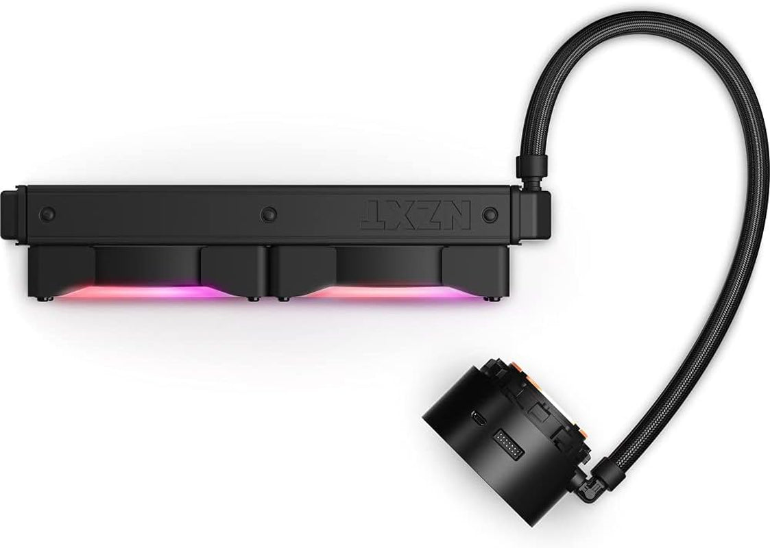 Kraken Z53 RGB 240Mm - RL-KRZ53-R1 - AIO RGB CPU Liquid Cooler - Customizable LCD Display - Improved Pump - Powered by CAM V4 - RGB Connector - AER RGB 2 120Mm Radiator Fans (2 Included)